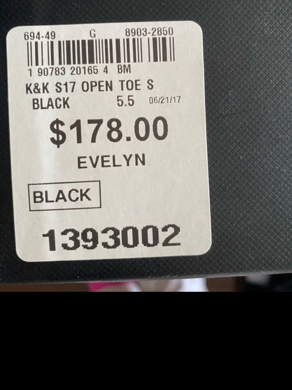 Kendall + Kylie "Evelyn" Black Suede Ankle-Tie Sandals US 5.5 - Picture 14 of 14